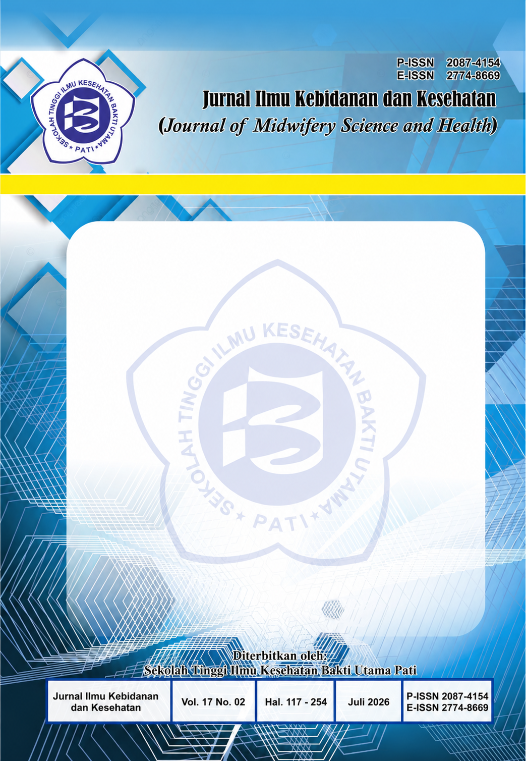 					View Vol. 17 No. 02 (2026): Jurnal Ilmu Kebidanan dan Kesehatan (Journal of Midwifery Science and Health)
				